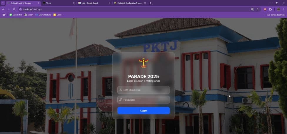 Sistem E-Voting Digital - Platform pemilihan digital yang aman dan transparan dengan sistem multi-tahap. Dilengkapi admin pane